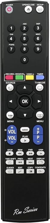 RM-Series Replacement Remote Control for TARGA DRH5500X
