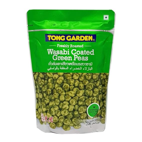 TONG GARDEN BRAND, Wasabi Coated Green Peas 500g