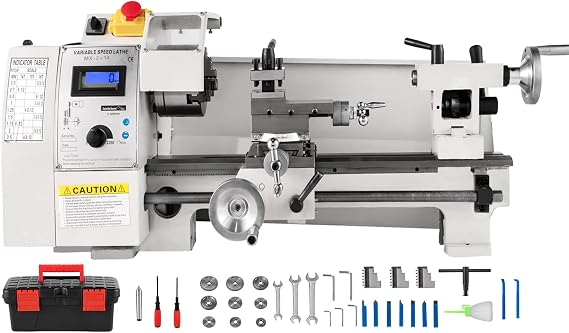 VEVOR Mini Metal Lathe 8"x14" Compact Lathe Machine 2250 PRM Variable Speed