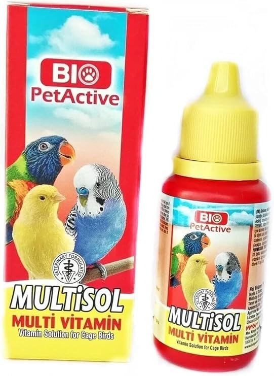 Deep Fix Multisol Multivitamin Kuş Vitamini, Papağan Kanarya Muhabbet Kuşu, 30ml [Enerji Sınıfı A+]