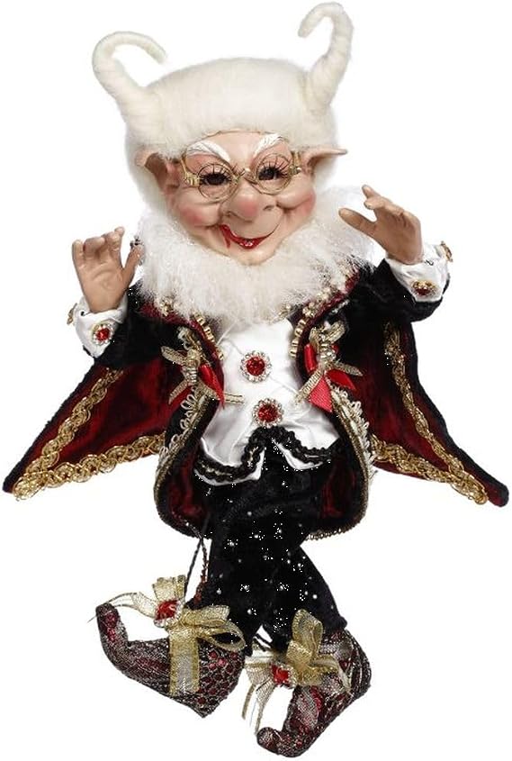 Mark Roberts Dracula Elf Small 9 Inches 51-44800 Halloween Decoration Collectible Figurine Seasonal Home Decor Halloween Collectible