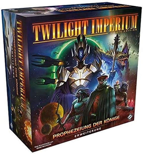 Fantasy Flight Games Twilight Imperium 4. Edition – Prophezeiung der Könige Erweiterung Expertenspiel Strategiespiel 3-8 Spieler Ab 14+ Jahren 240+ Minuten Deutsch