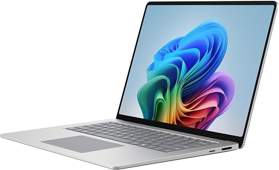 Microsoft Surface Laptop (2026), 15-inch Premium Performance Laptop, Snapdragon X2 Elite Processor, Touchscreen Display, 16GB RAM, 1TB SSD Storage, Windows 11 Copilot+ PC Built for AI, Platinum