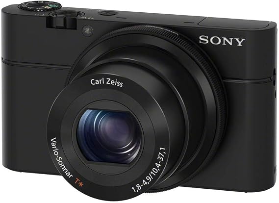 Sony RX100 20.2 MP Premium Compact Digital Camera w/ 1-inch sensor, 28-100mm ZEISS zoom lens, 3 LCD
