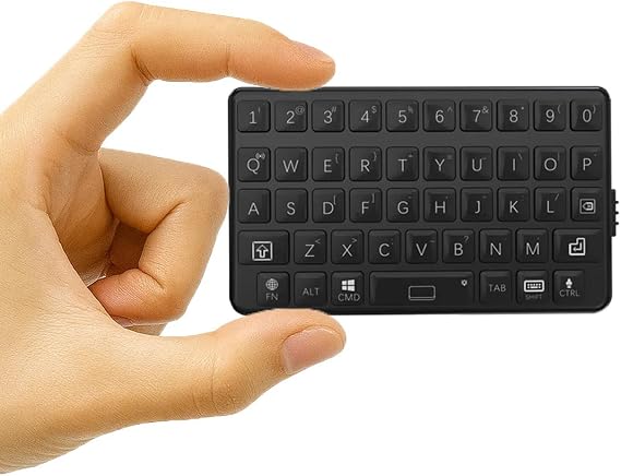 DarkWalker Wireless Bluetooth Keyboard, Portable Mini Keyboard | Compatible with iOS, iPhone, iPad, Mac, Android, Tablet, PC