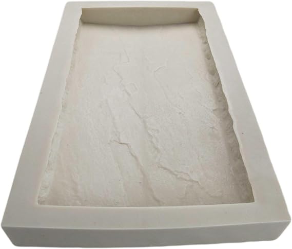 Rubber Molds for Concrete, Tiered Wall Cap Mold, 24" L x 14" W x 2.5" D