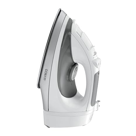 Iron,White,8 ft. Retractable Cord