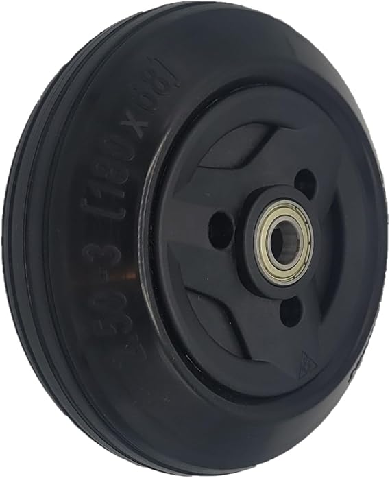 Caster Wheel for Permobil M1 M3 Power Wheelchair Size 2.50-3 (2.50-3), 180x68 (180 x 68), Black