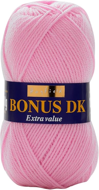 Hayfield Bonus DK Double Knitting, Iced Pink (958), 100g by Sirdar