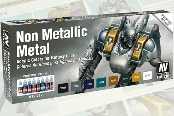 Vallejo Non Metallic Metal Colors