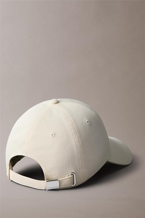 Calvin Klein Cotton Twill Collegi Baseball Şapka, Standart, LV04D5084G, Beyaz, Erkek