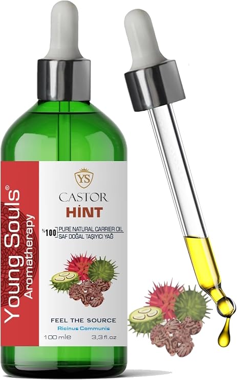 Young Souls Aromatherapy Castor Carrier Oil Hint Yağı 100 ml (YOĞUN KIVAMLI)
