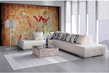 Dimex MS-5-0052 Egypt Painting Wall Mural, Orange