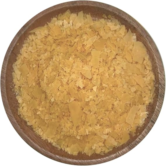 CoolCrafts Carnauba Wax Flakes Pure Carnauba Wax Bulk for Wood Polishing, Candle Making, Crafts - 8 OZ