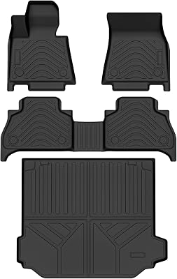 Cartist Floor Mats and Cargo Liner Fit for BMW X5 2019-2025 2026 All Weather Floor Mat X5 Accessories Heavy Duty Carpet Protection Only for 5 Passengers