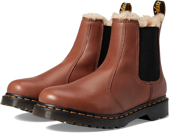 Dr. Martens Unisex 2976 Fashion Boots, Saddle Tan, 5 UK