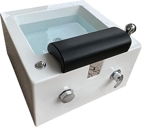 Portable Pedicure Foot Spa with Massage - Acrylic Chair, Shampoo Sink, Foot Shower - Perfect Bowl for Salon Wash - Relax and Pamper Your Feet at Home or in the Salon
