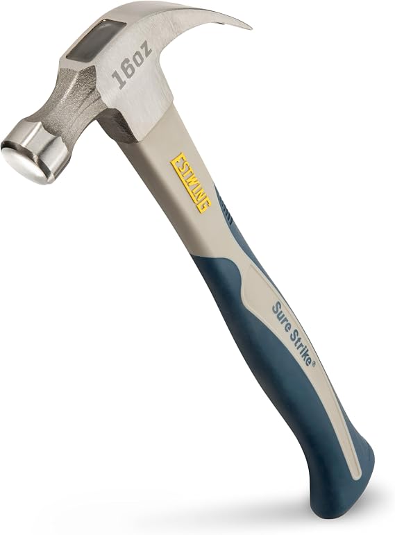 ESTWING 16 oz Sure Strike Hammer, 16 oz Carbon Fiber Handle Hammer, SSCF16C