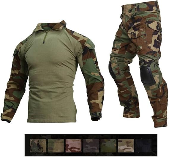 Men Combat E2 unifrom Gear Airsoft Tactical bdu Military Suit