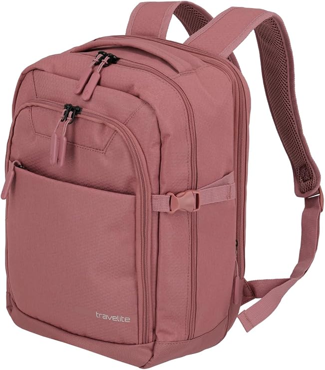 Travelite RyanAir Hand Luggage Backpack Kick Off Laptop Backpack 13 Inches Practical Backpack with Expansion Pleat + Slip-on Function 40 cm 20-23 Litres