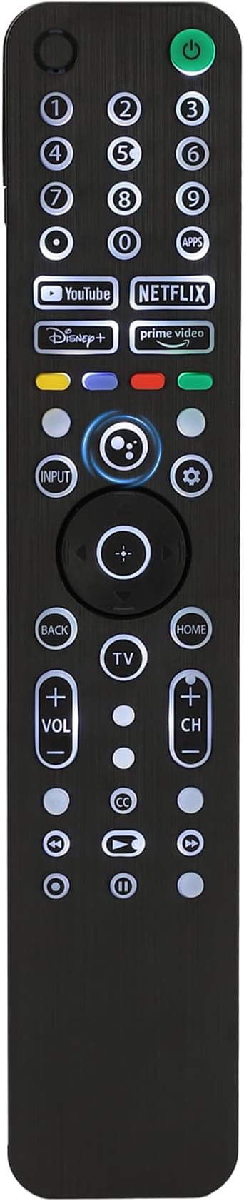 Backlit Voice Remote Control for Sony TV. Universal Remote Control Compatible with 99% 2019-2025 of Sony Bravia Smart TV and for Bravia XR/XBR/KD/K Series Google Android TVs,