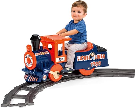 Lionel Lines Train 6 Volt Ride On, Blue