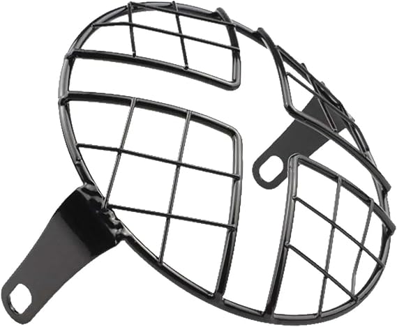 Headlight Cover Guard 5.75" Motorcycle Headlamp Mesh Grill Guard Net Cover Accessories Direct Replaces Protector For Retrofit