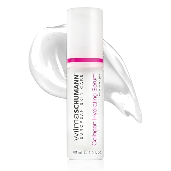 Wilma Schumann Collagen Hydrating Serum, Face Serum for Women, 1 oz