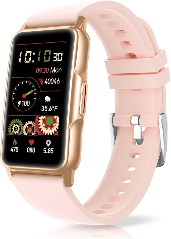 Mindrose Fitness Tracker Watch with Heart Rate Blood Oxygen Blood Pressure Sleep Monitor Step Calorie Counter Pedometer
