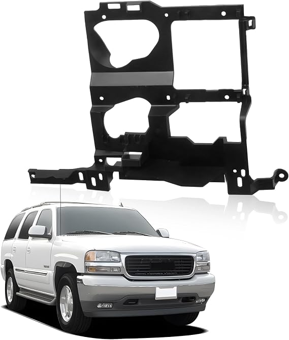 CarPartsDepot Right Headlight Mounting Bracket (Passenger Side) Compatible with Chevrolet 1999-2002 Silverado Series & 2000-2006 Suburban/Tahoe & 1999-2007 GMC Sierra Series & 2001-2006 GMC Yukon