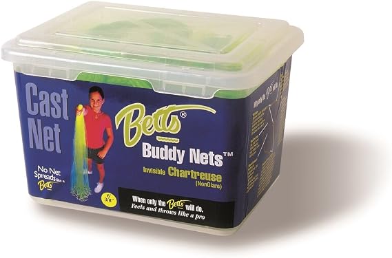 Betts My Betts Buddy Chartreuse Net 3ft 3/8" Mesh Box