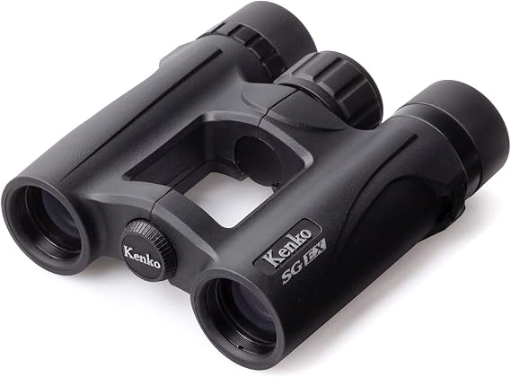 Kenko 10x26 Binoculars SG EX OP WP - High Power Compact Binoculars from Trusted Japanese Brand, Waterproof for Wildlife Viewing & Travel - Portable One-Hand Focus 012222