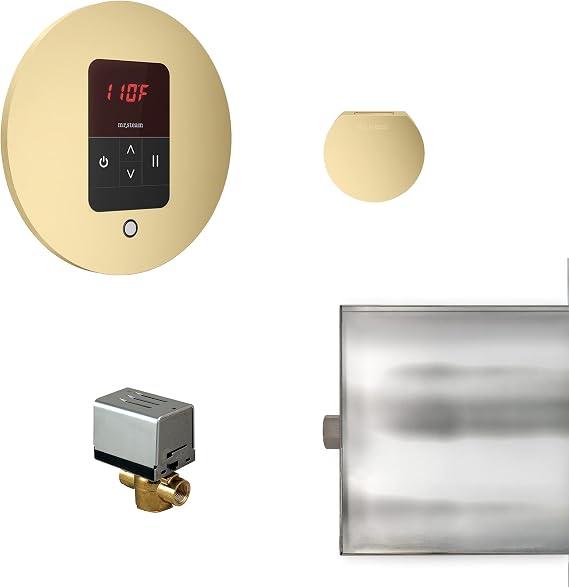 Mr. Steam BasicButler Round Package (Satin Brass)