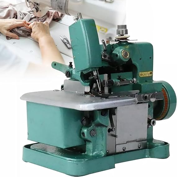 Overlock Sewing Machine 250W - Adjustable Stitch Length, 3000 Stitches Per Minute, 3 Stitch Capability, Perfect for Hemming and Sewing Projects
