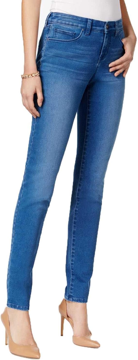 Style & Co Tummy-Control Skinny Jeans (Blue, 18)