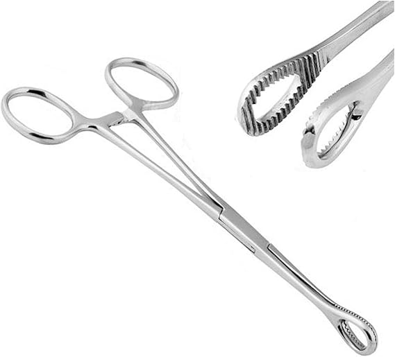 Body Piercing Forceps Sponge CLAMP 6" Stainless Steel by G.S Online Store
