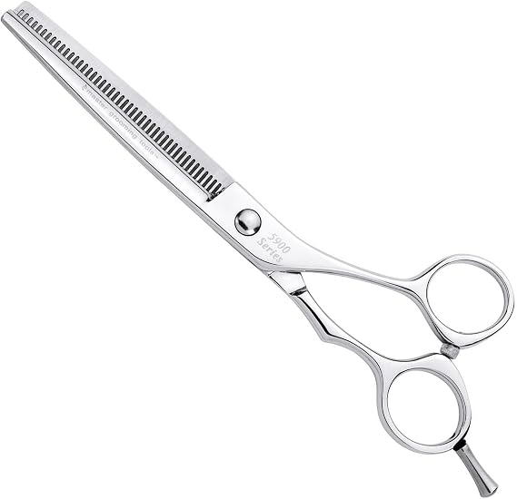 Master Grooming Tools 5200 Series Shears High-Performance Shears for Grooming Dogs - 42-Tooth Thinners, 712"