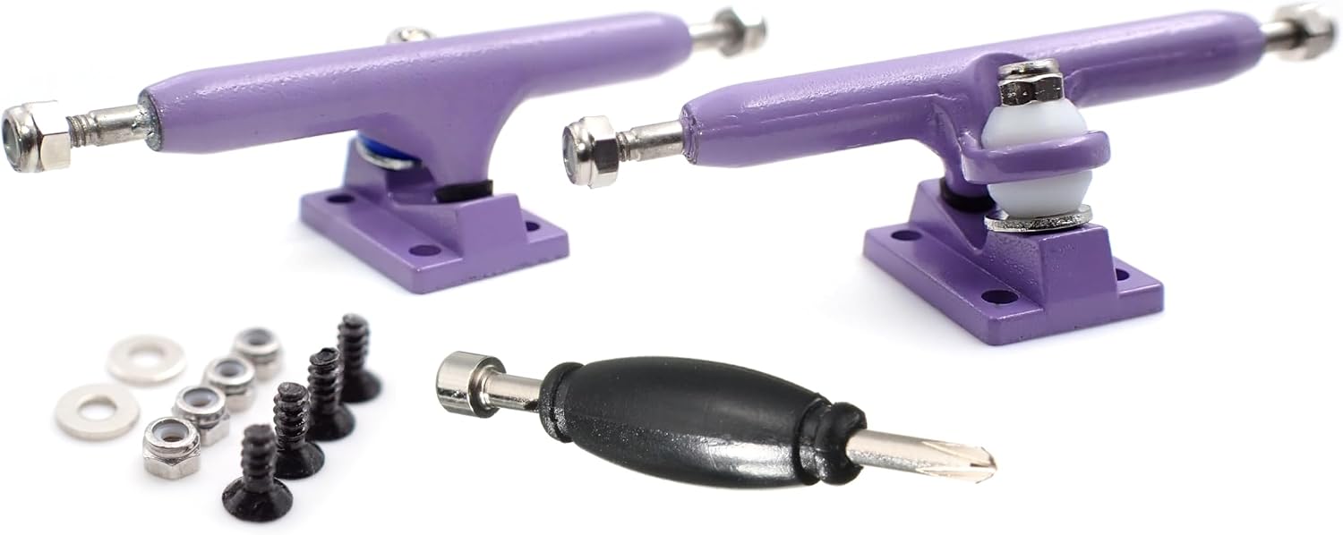 SPITBOARDS 34mm フィンガーボード プロトラック 本物のロックナット、ゴム製Oリングウレタンブッシング、最適化されたハンガー、幅34mm、指板チューニングと組み立て用パープル