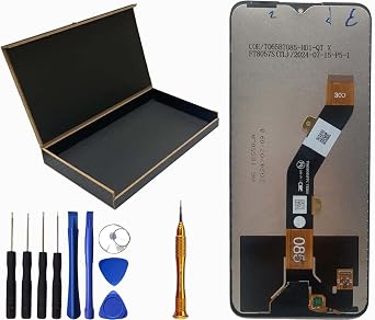 LCD Screen Display Touch Digitizer Assembly Replacement for BLU View 5 LCD Screen B160V 6.56"