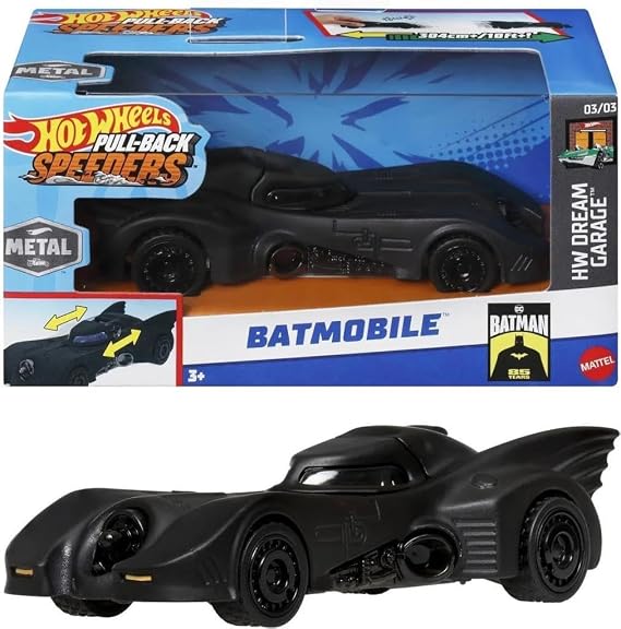 HPR70 1:43 Hot Wheels Çek-Bırak Araba - BATMOBILE HWH44
