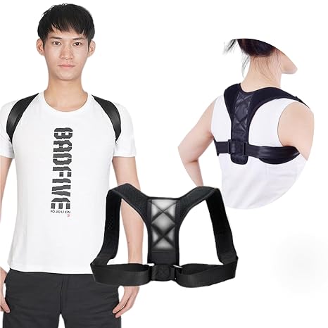 Posture Support, Posture Support, Hunched Belt, Posture Belt, Back Muscle Belt, For Women/Men, Posture Support, Rolled Shoulder Support, Back Support, Breathable, Easy To Put On And Take Off