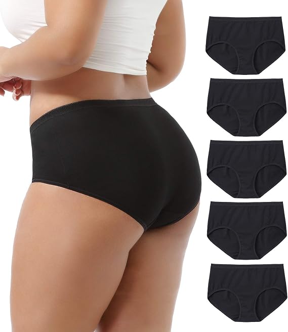 Women Underwear Cotton Panties Plus Size Briefs Breathable Ladies Soft Panty