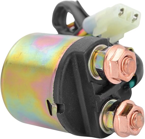 Starter Solenoid Relay for Honda ATV | Fit for Honda ATV TRX300 350 400 500 Pioneer Honda 350 400 500 Rancher Fourtrax Foreman Rubicon 35850-HM7-000
