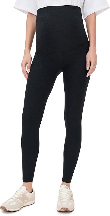 Beyond Yoga Women's Spacedye Love The Bump Maternity Midi Leggings