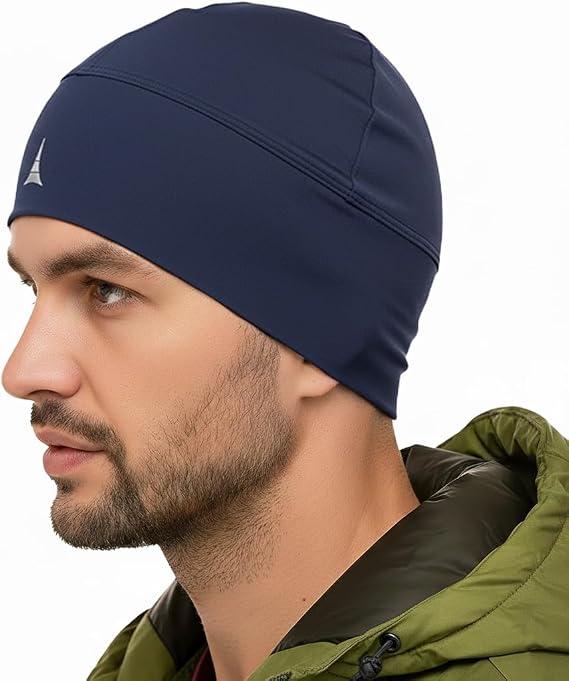 French Fitness Revolution Helmet Liner Sweat Wicking Skull Cap Beanie. Ultimate Performance Moisture Wicking. Fits Under Helmets