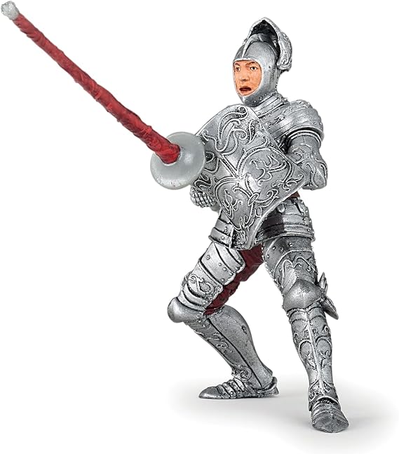 Papo - Realistic Armored Knight Figure - Ages 3+ Fantasy & Medieval Collection - Creative Play Medieval Battle - Gift Idea Toy for Girls and Boys