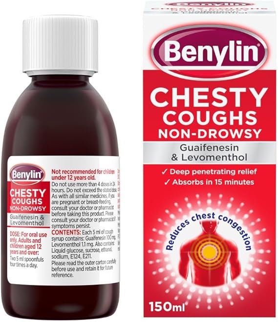Benylin Chesty Coughs Non Drowsy, 150 ml