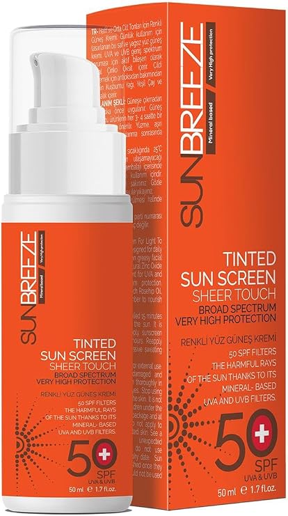 Sunbreeze Renkli Yüz Güneş Kremi 50 Spf 50 ml
