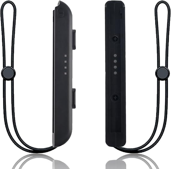 GWAWG 1 Pair Switch Controller Wristband, Black Adjustable Portable Replacement Accessories for Nintendo Switch Game, for Nintendo Switch Game, to Keep Smoothly and Safely