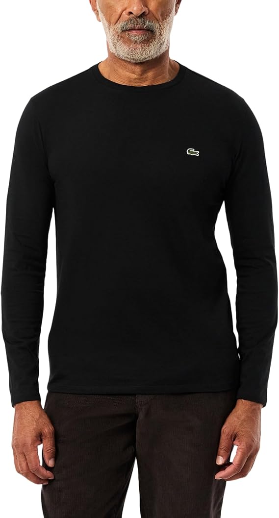 Lacoste Men's Long Sleeved Cotton Pima T-Shirt